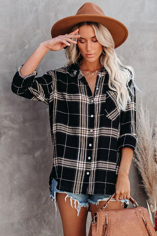 Plaid Button Shirt