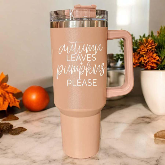 Autumn Leaves 40oz Tumblers